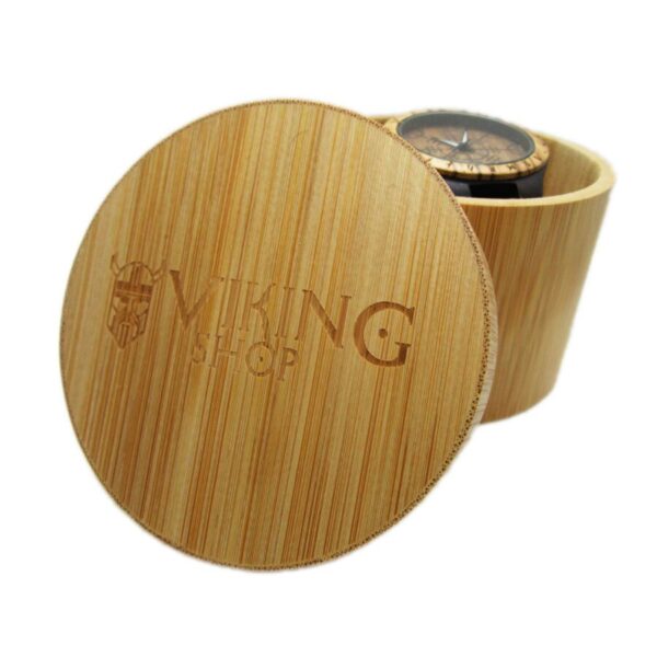 Bambusz ajándékdoboz VikingShop logóval